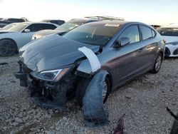 Salvage cars for sale from Copart Grand Prairie, TX: 2019 Hyundai Elantra SEL