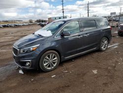 KIA Sedona salvage cars for sale: 2018 KIA Sedona SXL