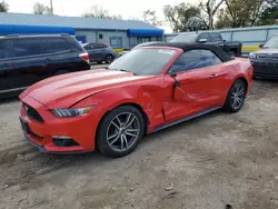 Salvage cars for sale at Wichita, KS auction: 2016 Ford Mustang