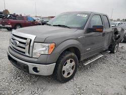 Salvage cars for sale at Cahokia Heights, IL auction: 2012 Ford F150 Super Cab