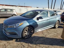 Salvage cars for sale at Van Nuys, CA auction: 2015 Hyundai Sonata Sport