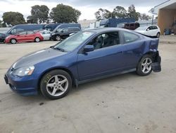 Salvage cars for sale at Hayward, CA auction: 2003 Acura RSX