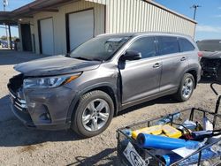 2017 Toyota Highlander Limited en venta en Temple, TX