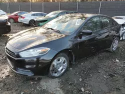 Salvage cars for sale at Waldorf, MD auction: 2015 Dodge Dart SE