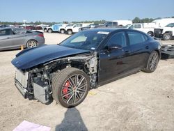 Salvage cars for sale at Houston, TX auction: 2019 Porsche Panamera Turbo Executive