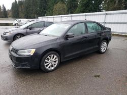 Salvage cars for sale from Copart Arlington, WA: 2012 Volkswagen Jetta SE