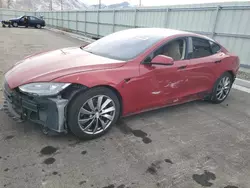 Salvage cars for sale at Magna, UT auction: 2014 Tesla Model S