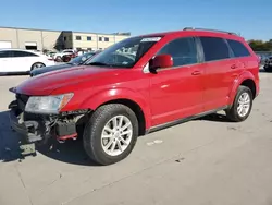 Salvage cars for sale at Wilmer, TX auction: 2013 Dodge Journey SXT