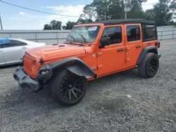 Jeep salvage cars for sale: 2020 Jeep Wrangler Unlimited Sport