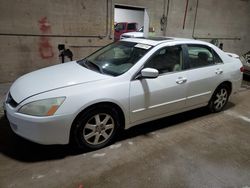 Vehiculos salvage en venta de Copart Blaine, MN: 2005 Honda Accord EX