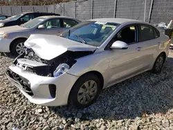 Salvage cars for sale at Waldorf, MD auction: 2019 KIA Rio S