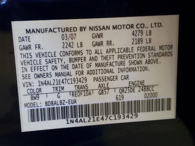 2007 Nissan Altima 2.5