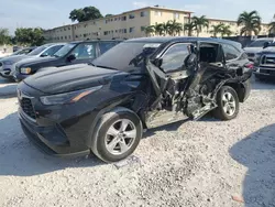 Salvage cars for sale at Opa Locka, FL auction: 2022 Toyota Highlander L