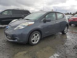 Salvage cars for sale at Eugene, OR auction: 2013 Nissan Leaf S