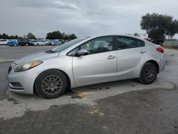 KIA salvage cars for sale: 2015 KIA Forte LX