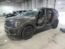 Salvage cars for sale at Franklin, WI auction: 2021 KIA Telluride SX