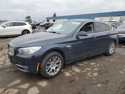 Salvage cars for sale from Copart Woodhaven, MI: 2012 BMW 550 Xigt