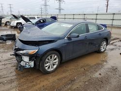 Salvage cars for sale from Copart Elgin, IL: 2021 Chevrolet Malibu LT