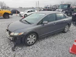 Salvage cars for sale at Barberton, OH auction: 2010 Honda Civic LX