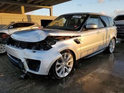 Salvage cars for sale at West Palm Beach, FL auction: 2019 Land Rover Range Rover Sport HSE