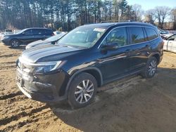 Salvage cars for sale at North Billerica, MA auction: 2019 Honda Pilot EXL