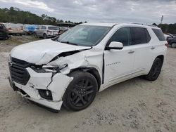 Salvage cars for sale at Savannah, GA auction: 2020 Chevrolet Traverse Premier