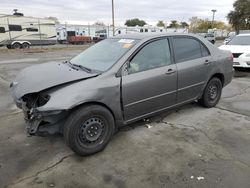 Toyota salvage cars for sale: 2008 Toyota Corolla CE