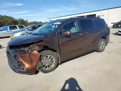 Salvage cars for sale from Copart Gaston, SC: 2022 Toyota Sienna XLE