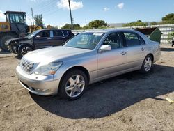 Salvage cars for sale at Miami, FL auction: 2004 Lexus LS 430