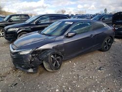 Salvage cars for sale from Copart West Warren, MA: 2017 Honda Civic Touring