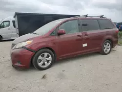 Salvage cars for sale at Riverview, FL auction: 2017 Toyota Sienna LE