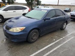 Salvage cars for sale from Copart Rancho Cucamonga, CA: 2004 Toyota Camry LE