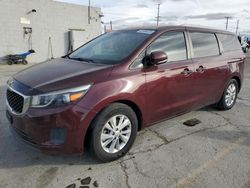 KIA salvage cars for sale: 2015 KIA Sedona LX