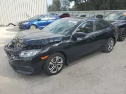 Salvage cars for sale at Midway, FL auction: 2018 Honda Civic LX