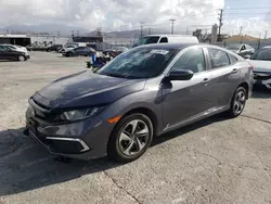 Salvage cars for sale at Sun Valley, CA auction: 2020 Honda Civic LX