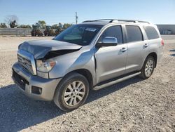 Salvage cars for sale at New Braunfels, TX auction: 2013 Toyota Sequoia Platinum