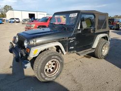 Salvage cars for sale at Harleyville, SC auction: 2001 Jeep Wrangler / TJ Sport