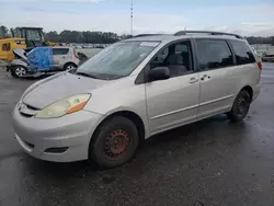 Vehiculos salvage en venta de Copart Dunn, NC: 2006 Toyota Sienna CE