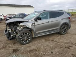 Salvage cars for sale at Portland, MI auction: 2018 Hyundai Santa FE Sport