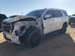 Salvage cars for sale at Andrews, TX auction: 2022 GMC Yukon SLT