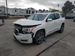 Salvage cars for sale at Sacramento, CA auction: 2017 GMC Acadia Denali