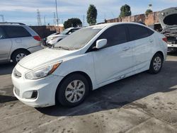 Salvage cars for sale at Wilmington, CA auction: 2015 Hyundai Accent GLS