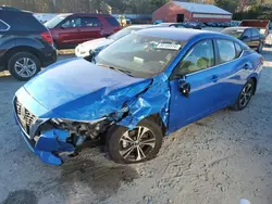 Salvage cars for sale at Mendon, MA auction: 2023 Nissan Sentra SV