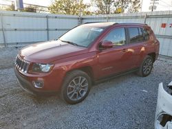 Jeep salvage cars for sale: 2017 Jeep Compass Latitude