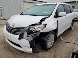 Toyota Sienna xle salvage cars for sale: 2012 Toyota Sienna XLE