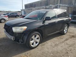 Toyota Highlander salvage cars for sale: 2009 Toyota Highlander Limited