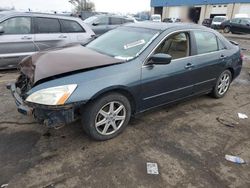 Salvage cars for sale at Woodhaven, MI auction: 2004 Honda Accord EX