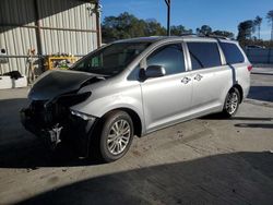 Salvage cars for sale at Cartersville, GA auction: 2015 Toyota Sienna XLE