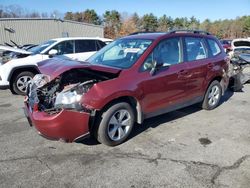 Salvage cars for sale at Exeter, RI auction: 2015 Subaru Forester 2.5I