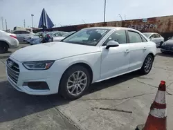 Salvage cars for sale at Wilmington, CA auction: 2021 Audi A4 Premium 40